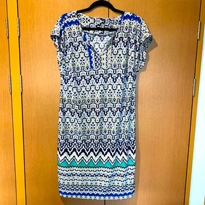 DONATED Mlle Gabrielle size L v-neck dress